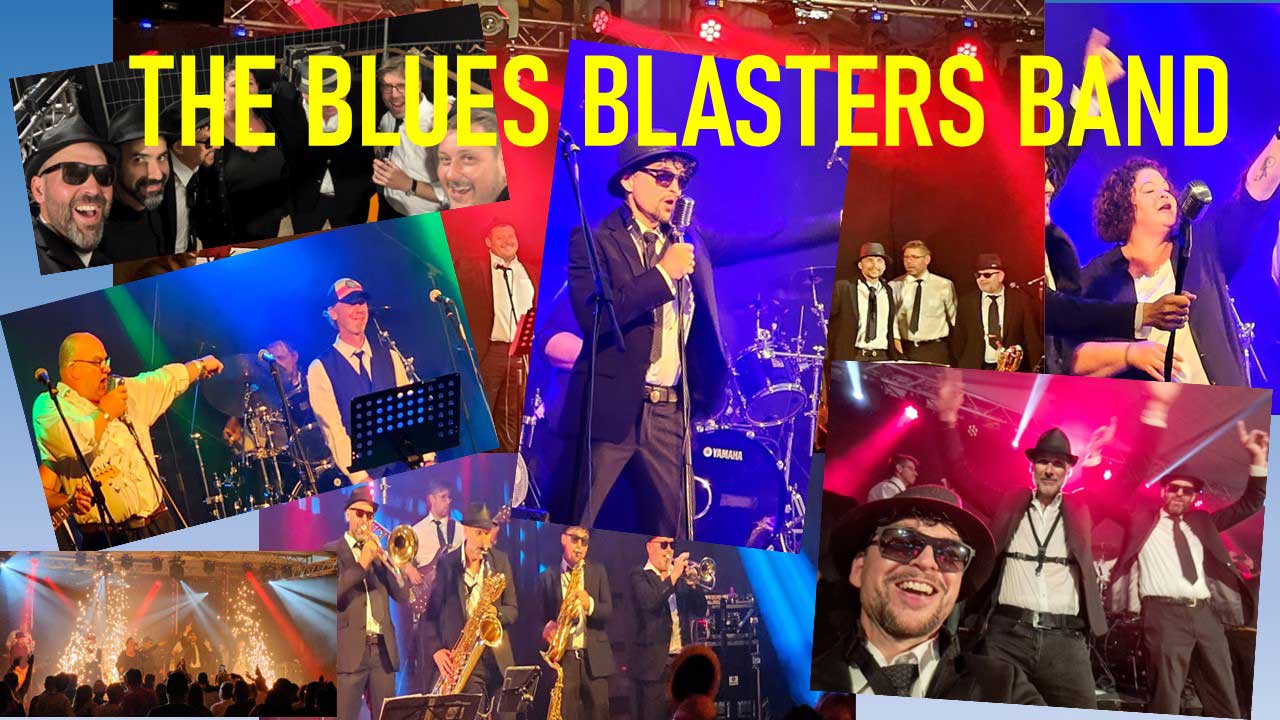 Die BLUES BLASTERS BAND spielt Sonntags auf dem Foodrock-Festival 2026 