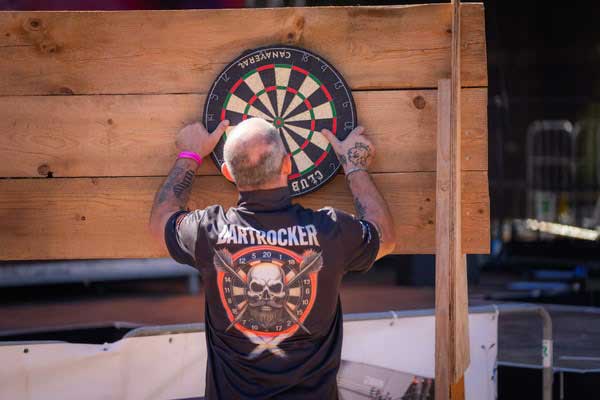 Darts beim Foodrock-Festival